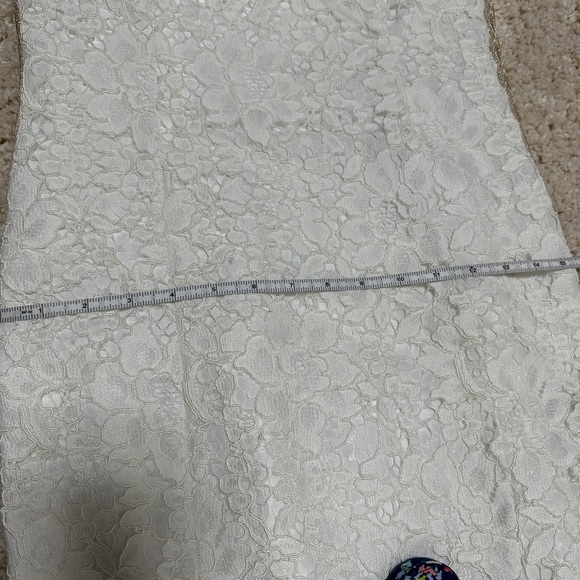 EUC LILLY PULITZER MILA LACE SHIFT DRESS RESORT WHITE Size 2 - Picture 7 of 12